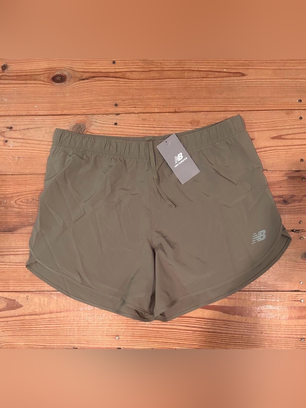 New Balance Women’s Olive Green Athletic 5” Shorts